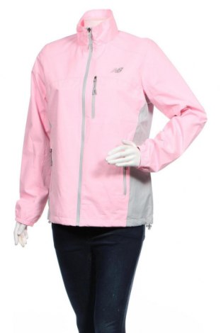 Γυναικείο μπουφάν αθλητικό New Balance, Μέγεθος L, Χρώμα Ρόζ , Πολυεστέρας, Τιμή 40,27 €