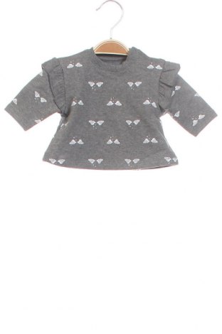 Детска блуза Belly Button, Размер 0-1m/ 50 см, Цвят Сив, 95% памук, 5% еластан, Цена 13,65 лв.