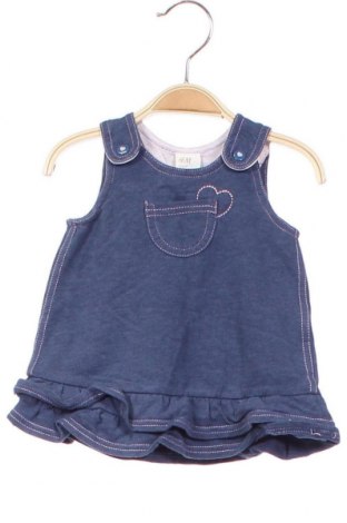 Детска рокля H&M, Размер 2-3m/ 56-62 см, Цвят Син, Цена 10,66 лв.