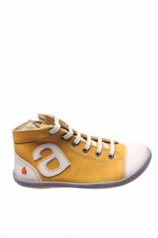Детски обувки Art Shoes, Размер 35, Цвят Жълт, Естествена кожа, Цена 66,15 лв.