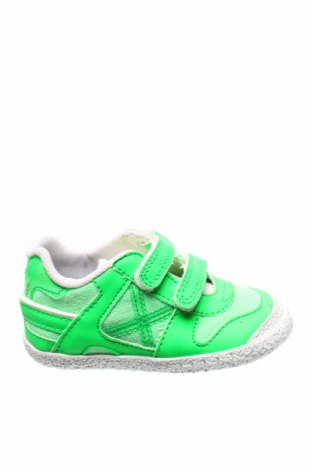 Детски обувки Munich, Размер 22, Цвят Зелен, Еко кожа, текстил, Цена 41,42 лв.