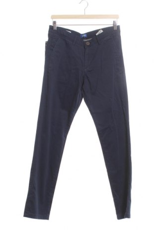Dziecięce spodnie Jack & Jones, Rozmiar 15-18y/ 170-176 cm, Kolor Niebieski, 98% bawełna, 2% elastyna, Cena 128,74 zł