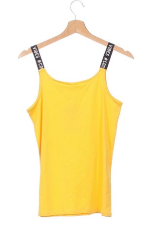 Μπλουζάκι αμάνικο παιδικό C&A, Μέγεθος 15-18y/ 170-176 εκ., Χρώμα Κίτρινο, 95% βαμβάκι, 5% ελαστάνη, Τιμή 4,54 €