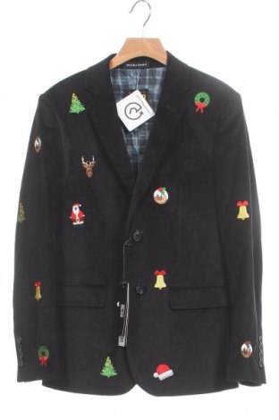 Детско сако Oppo Suits, Размер 12-13y/ 158-164 см, Цвят Черен, Полиестер, Цена 74,25 лв.