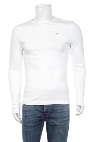Herren Shirt Tommy Hilfiger, Größe M, Farbe Weiß, Baumwolle, Preis 45,14 €