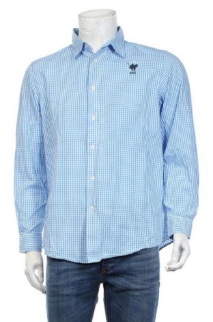 Мъжка риза Polo Club, Размер XL, Цвят Син, Памук, Цена 25,92 лв.