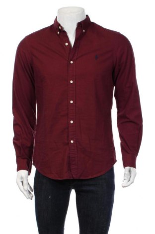Мъжка риза Ralph Lauren, Размер M, Цвят Червен, Памук, Цена 142,57 лв.