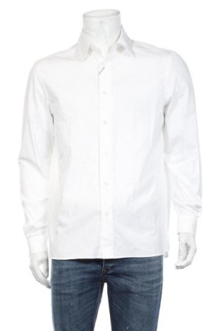 Мъжка риза Zara, Размер S, Цвят Бял, Памук, Цена 40,02 лв.