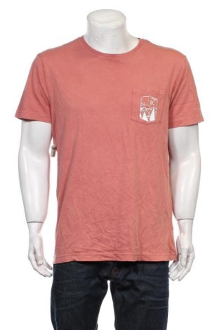 Мъжка тениска, Размер XL, Цвят Розов, Памук, Цена 12,18 лв.