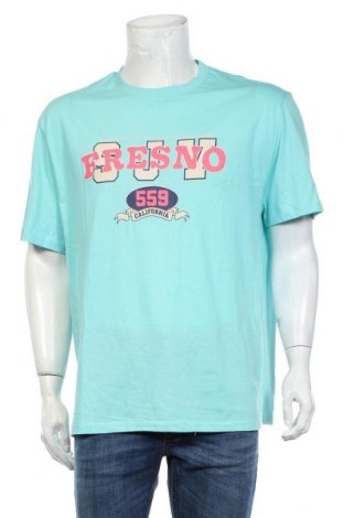 Herren T-Shirt ASOS, Größe XL, Farbe Blau, Baumwolle, Preis 10,67 €