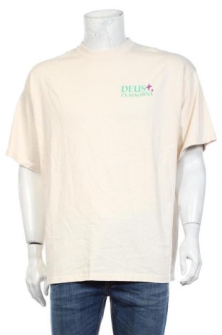 Herren T-Shirt Deus Ex Machina, Größe M, Farbe Ecru, Baumwolle, Preis 37,94 €
