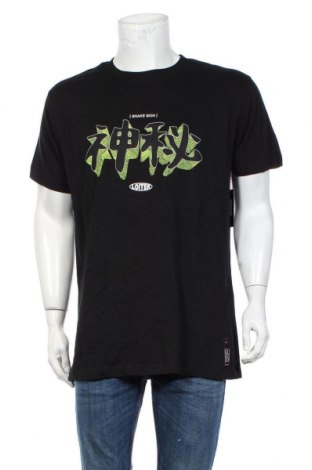 Herren T-Shirt Loiter, Größe L, Farbe Schwarz, Baumwolle, Preis 9,74 €
