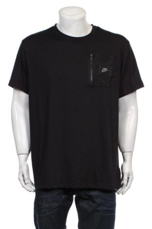 Herren T-Shirt Nike, Größe L, Farbe Schwarz, 59% Baumwolle, 41% Polyester, Preis 26,39 €