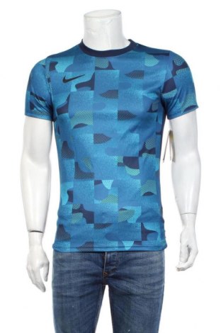 Herren T-Shirt Nike, Größe S, Farbe Blau, Polyester, Preis 34,61 €