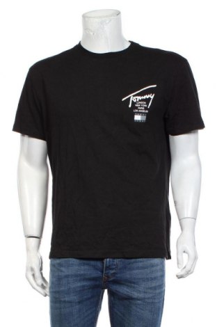 Herren T-Shirt Tommy Hilfiger, Größe M, Farbe Schwarz, Preis 29,69 €