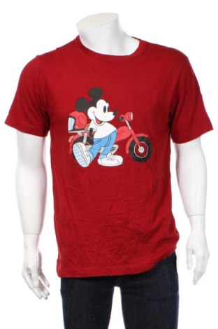 Мъжка тениска Uniqlo, Размер XL, Цвят Червен, Памук, Цена 25,20 лв.