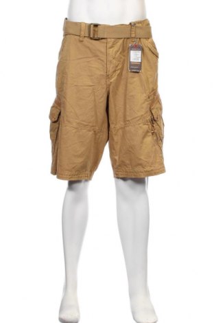 Pantaloni scurți de bărbați Geographical Norway, Mărime XL, Culoare Bej, Bumbac, Preț 143,42 Lei