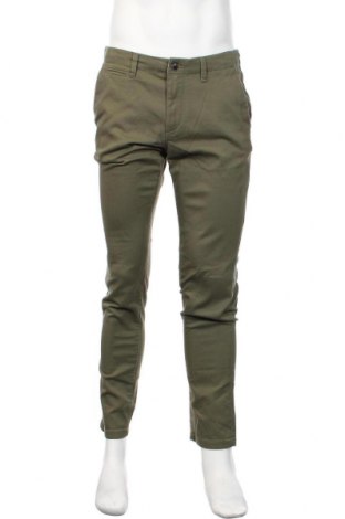 Pánske nohavice  Jack & Jones, Veľkosť L, Farba Zelená, 98% bavlna, 2% elastan, Cena  33,17 €