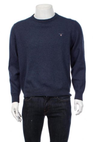 Ανδρικό πουλόβερ Gant, Μέγεθος XL, Χρώμα Μπλέ, 100% μαλλί, Τιμή 54,43 €