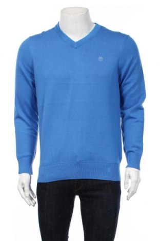 Мъжки пуловер Timberland, Размер M, Цвят Син, Памук, Цена 113,40 лв.