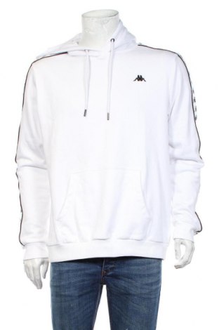 Herren Sweatshirt Kappa, Größe L, Farbe Weiß, 80% Baumwolle, 20% Polyester, Preis 32,42 €