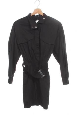 Φόρεμα Bershka, Μέγεθος XS, Χρώμα Μαύρο, Βαμβάκι, Τιμή 26,68 €