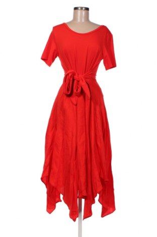 Sukienka Caractere, Rozmiar S, Kolor Czerwony, 68% wiskoza, 32% len, Cena 697,68 zł