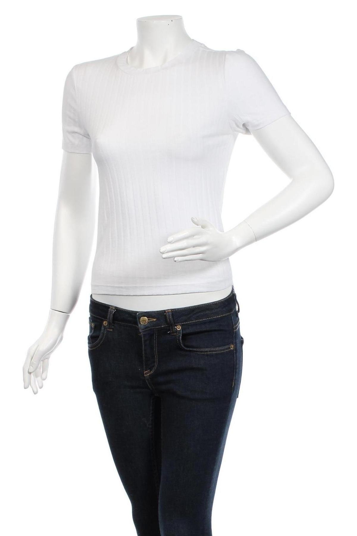 Γυναικεία μπλούζα ASOS, Μέγεθος M, Χρώμα Λευκό, 57% βαμβάκι, 38% πολυεστέρας, 5% ελαστάνη, Τιμή 13,92 €