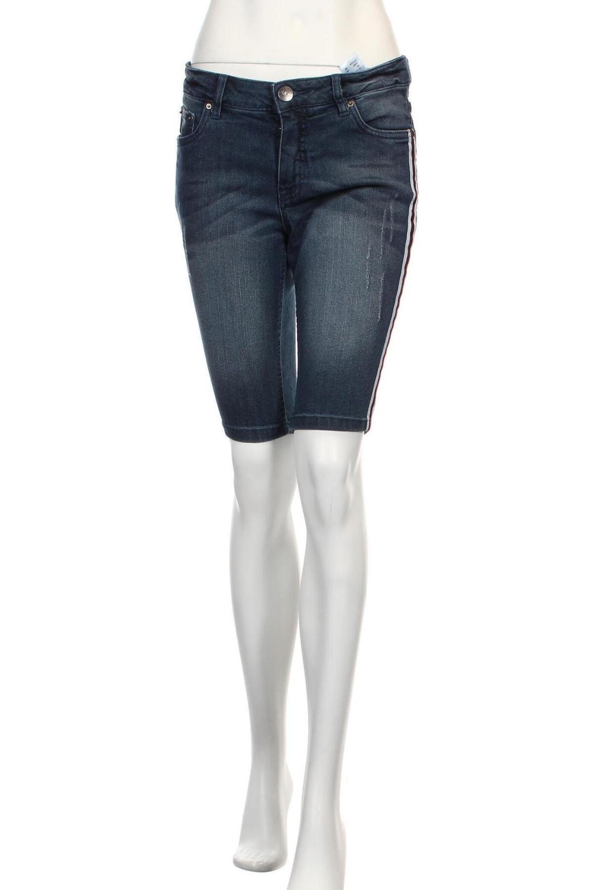 Γυναικείο κοντό παντελόνι Aniston, Μέγεθος M, Χρώμα Μπλέ, 79% βαμβάκι, 19% πολυεστέρας, 2% ελαστάνη, Τιμή 13,28 €