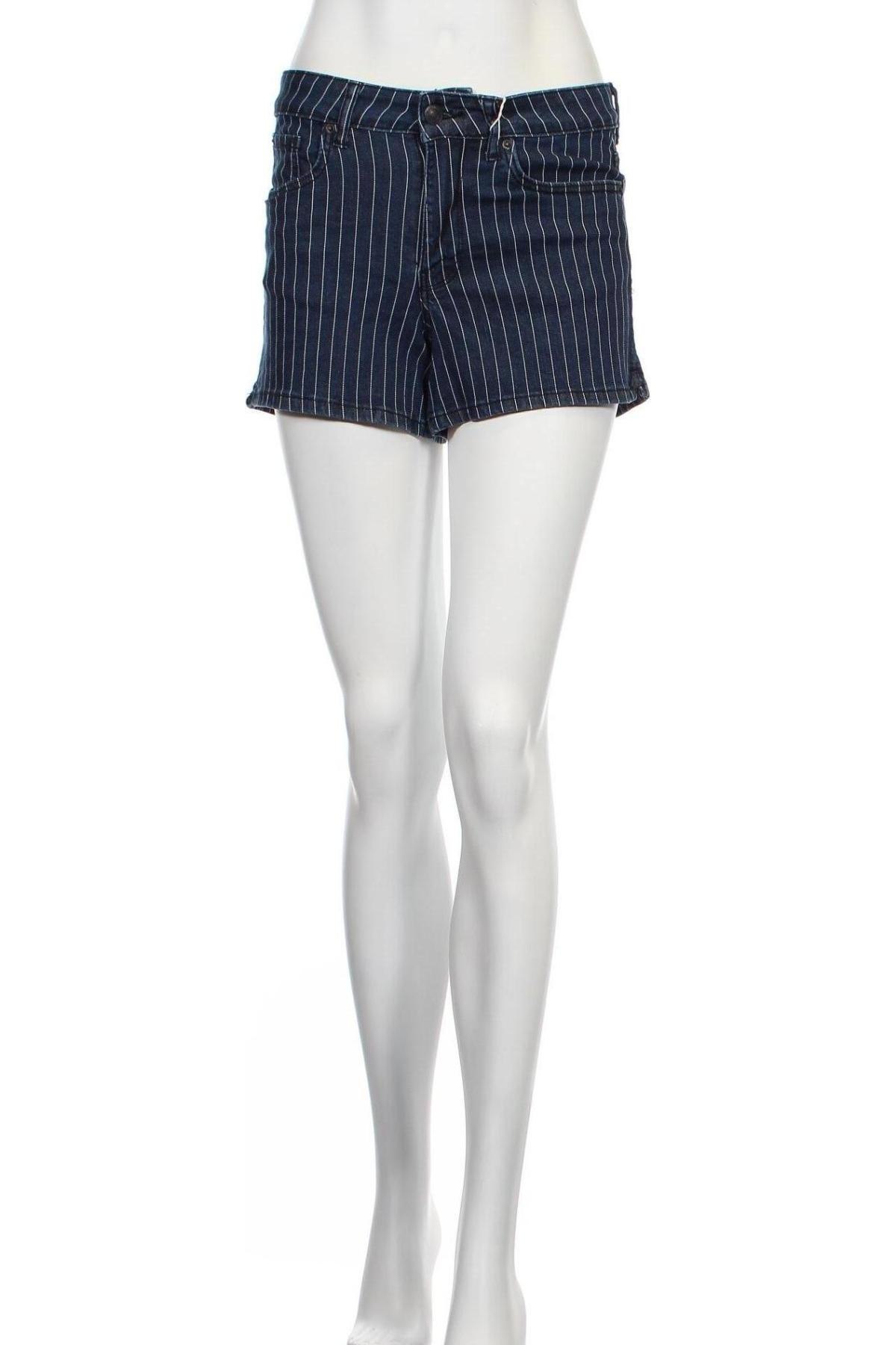 Γυναικείο κοντό παντελόνι Springfield, Μέγεθος S, Χρώμα Μπλέ, 98% βαμβάκι, 2% ελαστάνη, Τιμή 12,63 €