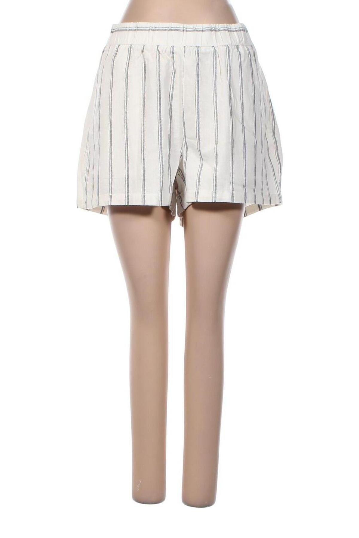 Γυναικείο κοντό παντελόνι Vero Moda, Μέγεθος L, Χρώμα Λευκό, 55% λινό, 45% βισκόζη, Τιμή 15,20 €