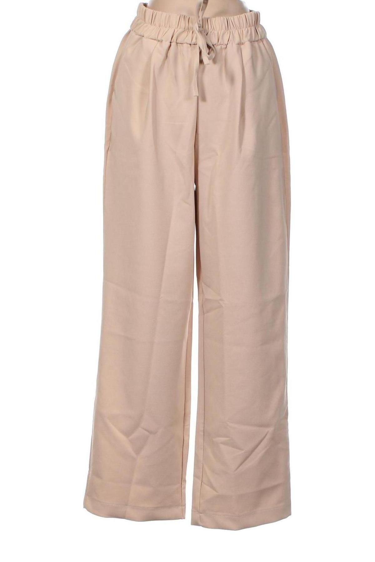 Дамски панталон Trendyol, Размер M, Цвят Бежов, Цена 42,66 лв.