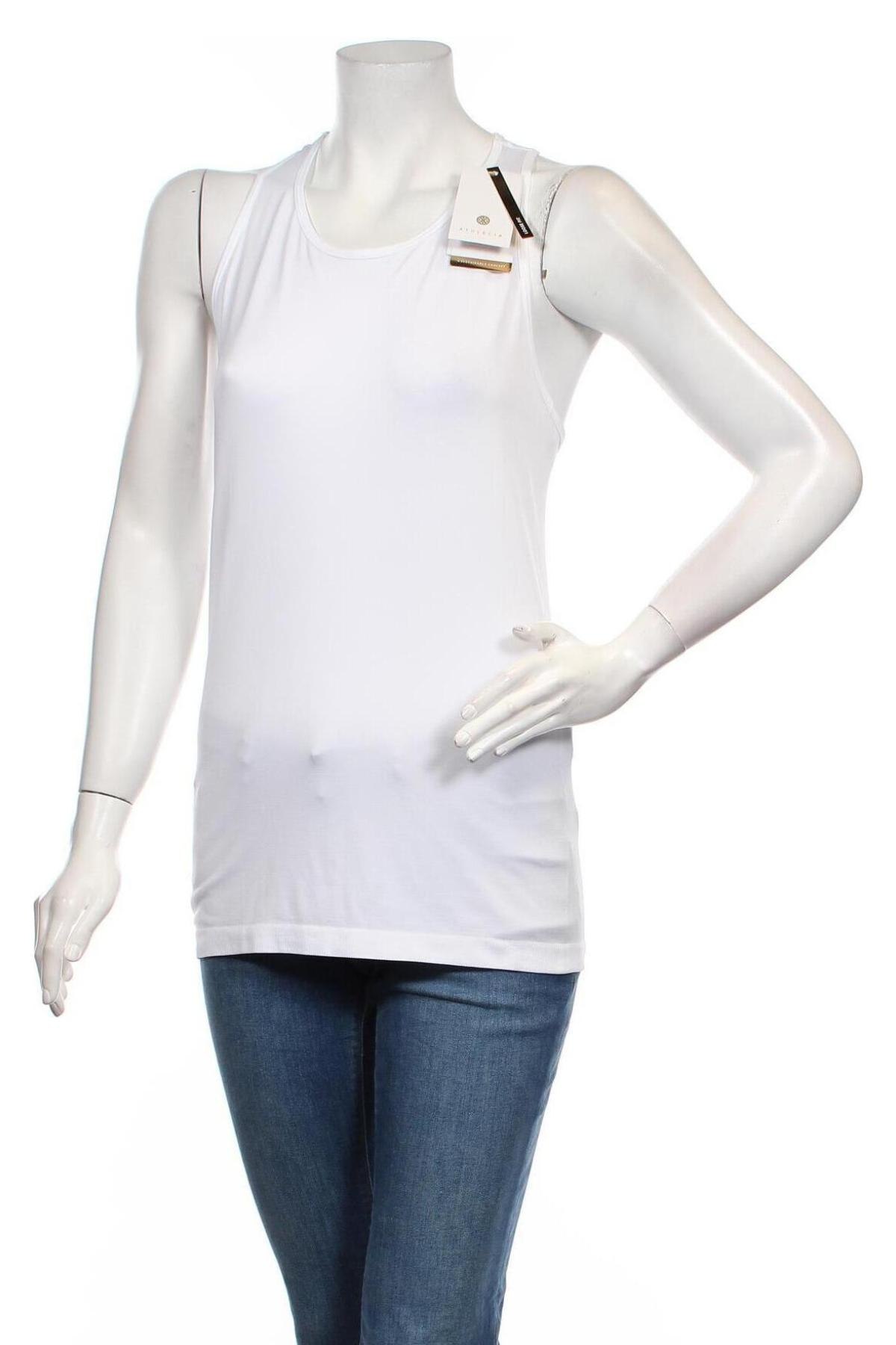 Γυναικείο αμάνικο μπλουζάκι, Μέγεθος M, Χρώμα Λευκό, Πολυαμίδη, Τιμή 7,05 €
