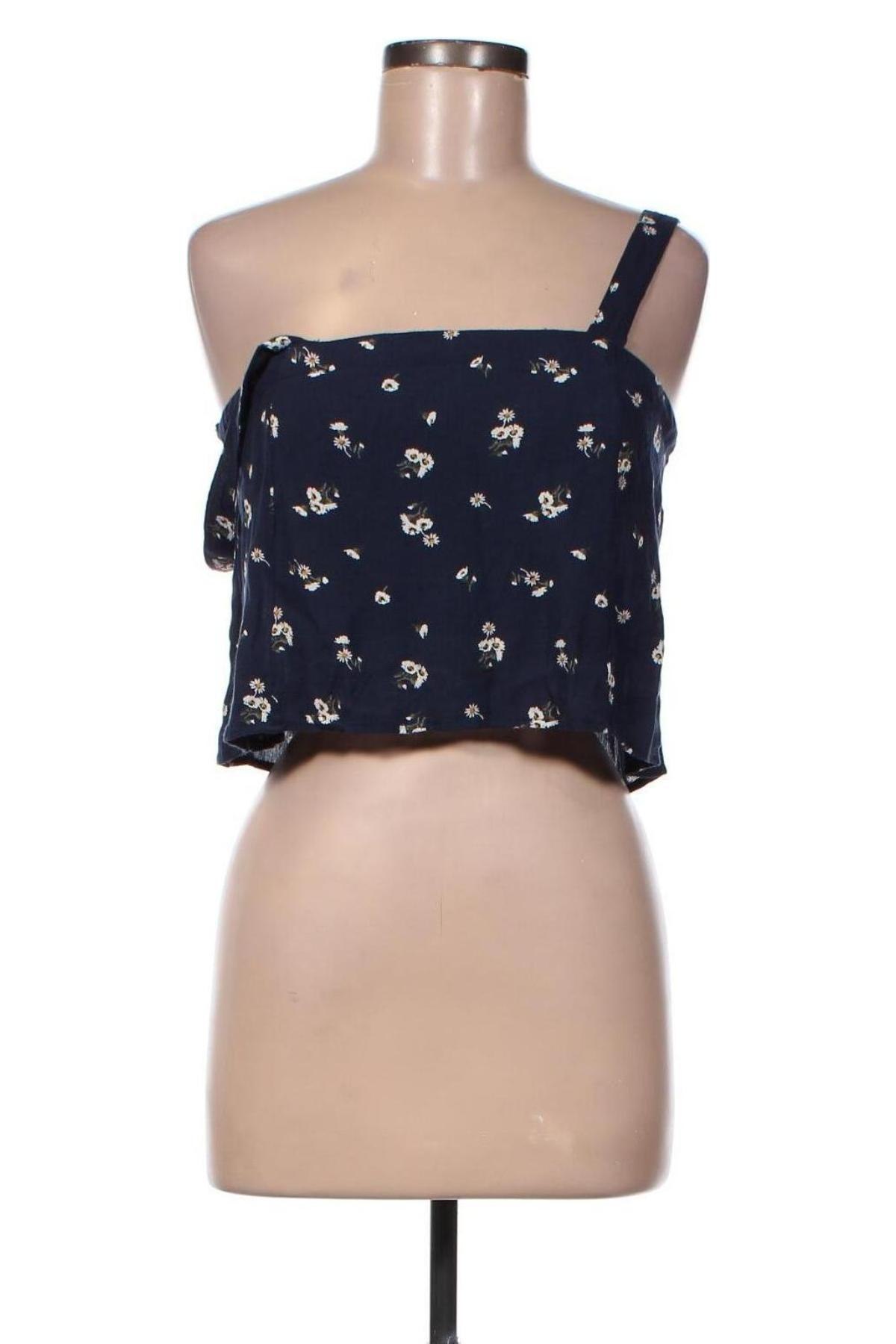 Γυναικείο αμάνικο μπλουζάκι Hollister, Μέγεθος S, Χρώμα Μπλέ, Βισκόζη, Τιμή 7,58 €