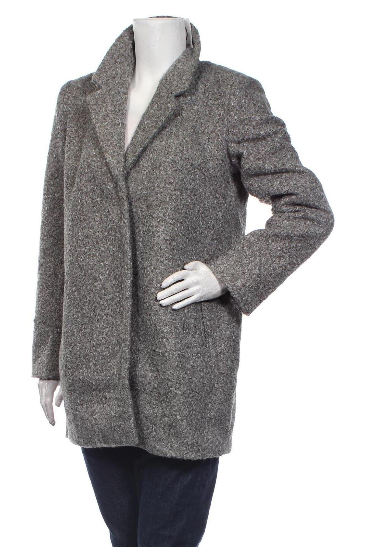 Дамско палто Vila, Размер M, Цвят Сив, Цена 125,30 лв.