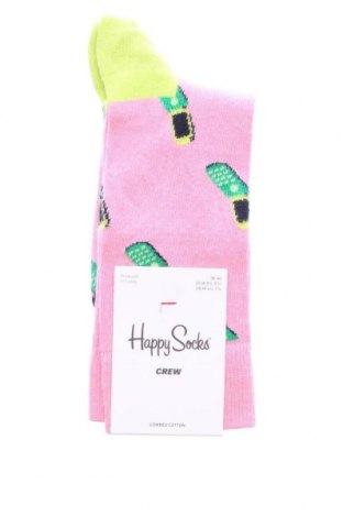 Чорапи Happy Socks, Размер M, Цвят Розов, Цена 19,04 лв.