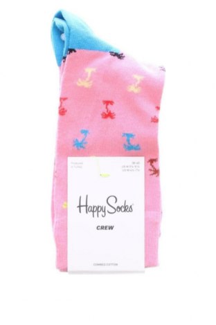 Чорапи Happy Socks, Размер M, Цвят Розов, Цена 14,50 лв.