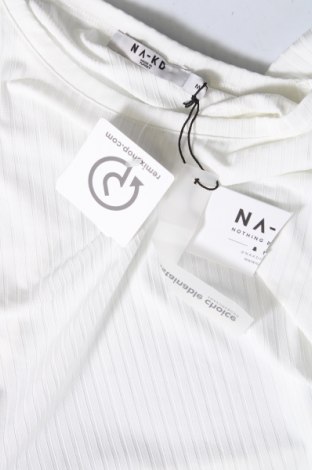 Damen Shirt NA-KD, Größe M, Farbe Weiß, Preis 37,11 €