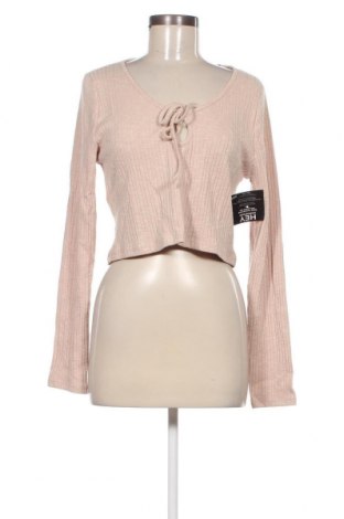 Γυναικεία μπλούζα Nly Trend, Μέγεθος XL, Χρώμα  Μπέζ, Τιμή 3,04 €