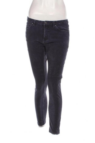 Pantaloni de velvet de femei Jaeger, Mărime M, Culoare Albastru, Preț 20,13 Lei