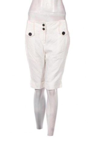 Γυναικείο κοντό παντελόνι Cortefiel, Μέγεθος L, Χρώμα Λευκό, Τιμή 7,42 €