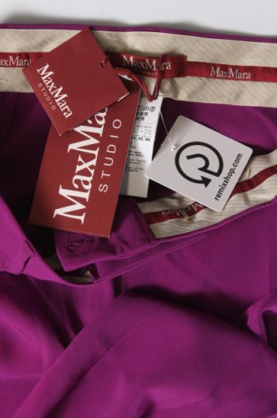 Дамски панталон Max Mara, Размер L, Цвят Лилав, Цена 124,50 лв.