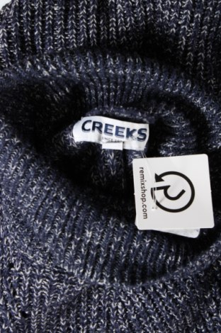 Дамски пуловер Creeks, Размер S, Цвят Син, Цена 29,00 лв.