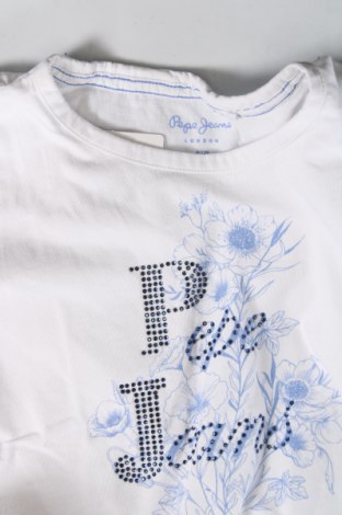 Tricou pentru copii Pepe Jeans, Mărime 7-8y/ 128-134 cm, Culoare Alb, Preț 203,95 Lei
