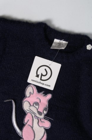 Παιδικό πουλόβερ, Μέγεθος 9-12m/ 74-80 εκ., Χρώμα Μπλέ, Τιμή 1,73 €