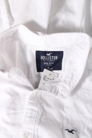 Мъжка риза Hollister, Размер L, Цвят Бял, Цена 39,60 лв.