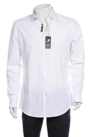 Мъжка риза Jake*s, Размер L, Цвят Бял, Цена 72,00 лв.