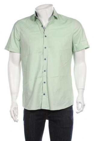 Ανδρικό πουκάμισο Olymp, Μέγεθος L, Χρώμα Πράσινο, Τιμή 21,03 €