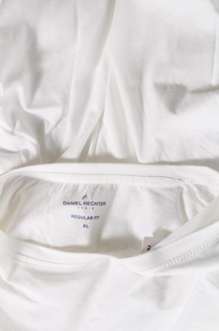 Мъжка тениска Daniel Hechter, Размер XL, Цвят Бял, Цена 18,72 лв.