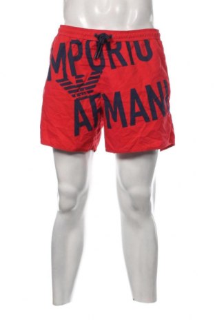 Pantaloni scurți de bărbați Emporio Armani Swimwear, Mărime L, Culoare Roșu, Preț 301,32 Lei